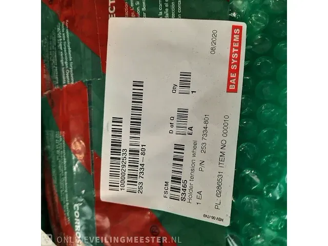 14x spanwiel houder bae systems - afbeelding 5 van  7