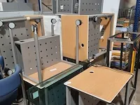 14x verrijdbare lessenaar, 2x salontafel met glazen tafelblad en 4x tussenschot - afbeelding 3 van  15