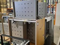 14x verrijdbare lessenaar, 2x salontafel met glazen tafelblad en 4x tussenschot - afbeelding 4 van  15