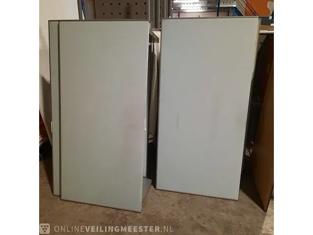 14x verrijdbare lessenaar, 2x salontafel met glazen tafelblad en 4x tussenschot - afbeelding 7 van  15