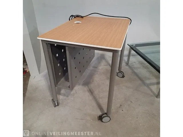14x verrijdbare lessenaar, 2x salontafel met glazen tafelblad en 4x tussenschot - afbeelding 10 van  15