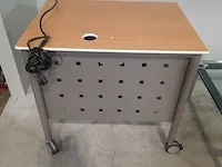 14x verrijdbare lessenaar, 2x salontafel met glazen tafelblad en 4x tussenschot - afbeelding 12 van  15