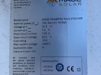 14x zonnepanelen mage solar 270wp per paneel - afbeelding 5 van  9