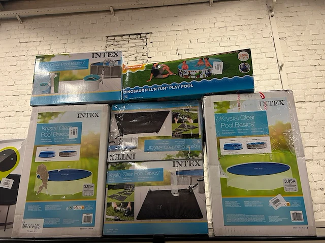 14x zwembadaccessoires w.o. afdekhoes intex - afbeelding 2 van  8