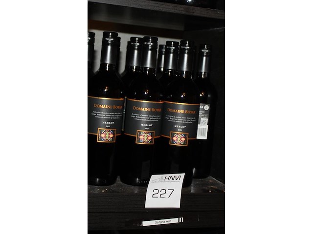 15 flessen merlot domain boyar 2023 - afbeelding 2 van  2