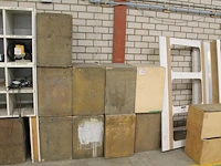 15 houten werkbokken 40 x 50 x 60 cm. - afbeelding 1 van  2