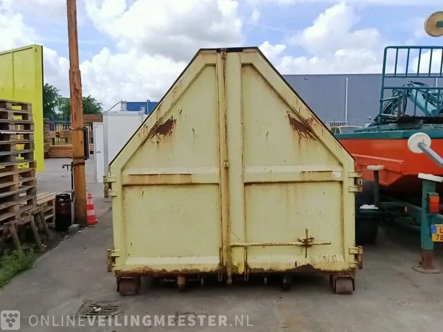 15 m³ afvalcontainer, haakarmsysteem - afbeelding 2 van  13