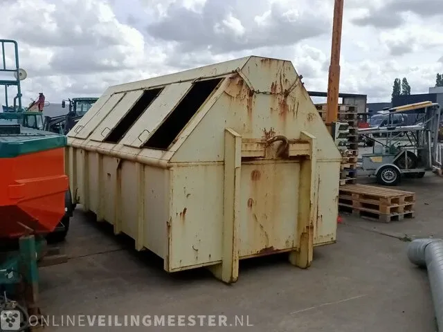 15 m³ afvalcontainer, haakarmsysteem - afbeelding 4 van  13