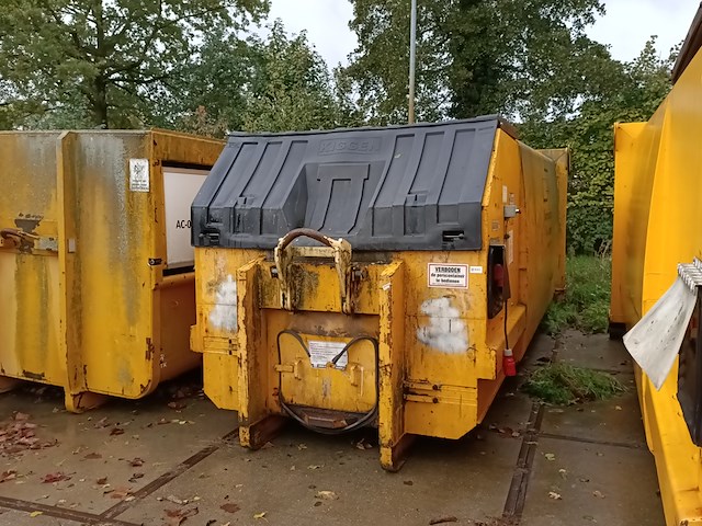 15 m³ perscontainer voorzien van haakarm kiggen - afbeelding 1 van  11