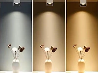 15 x opbouwarmatuurgu10 – kubus / vierkant – wit / bruin – binnen – 74 x 104 mm – ip20 - afbeelding 1 van  3