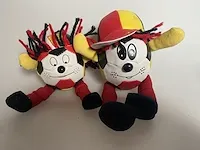 150 stuks ek belgische mascotte poppetjes met zuignap - afbeelding 2 van  4