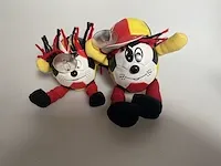 150 stuks ek belgische mascotte poppetjes met zuignap - afbeelding 4 van  4