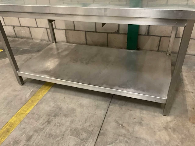 150cm rvs werktafel - afbeelding 3 van  4