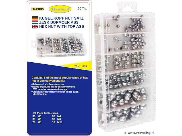 150delige set dopmoeren - afbeelding 1 van  3