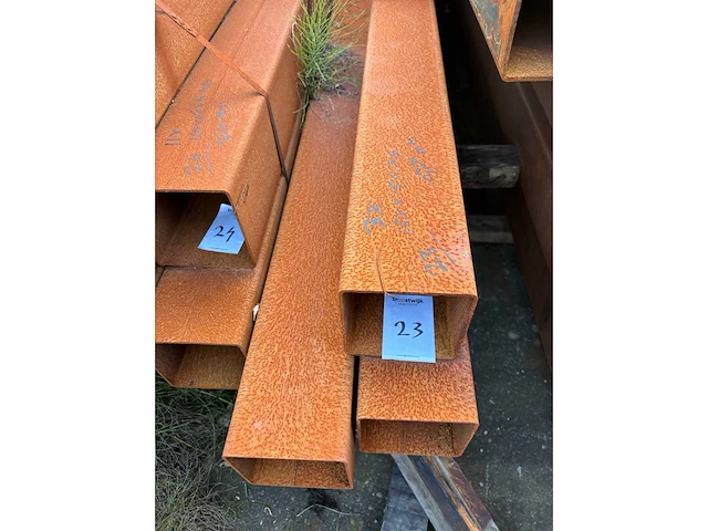 150x150mm staal koker (3x) - afbeelding 1 van  3