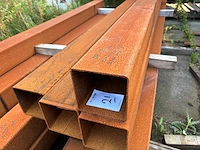 150x150mm staal koker (4x) - afbeelding 2 van  3
