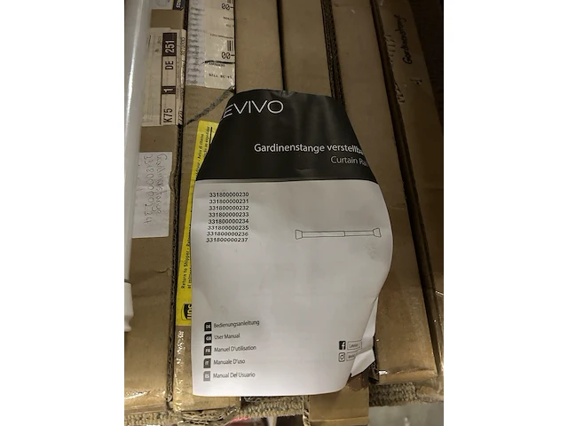15x gordijnstang levivo - afbeelding 3 van  5