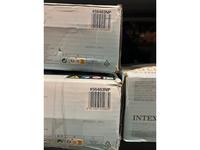 15x intex zwembaden opblaasbaar en accessoires - afbeelding 5 van  6