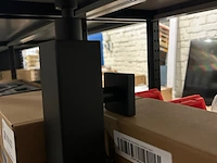 15x navulbare zeeppompje met wandbevestiging mat zwart - afbeelding 4 van  6