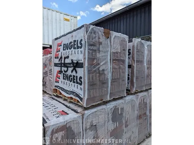 15x pallet baksteen rood - afbeelding 2 van  3