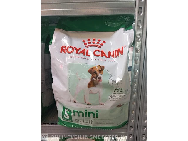 15x zak hondenvoer royal canin, mini adult - afbeelding 7 van  10