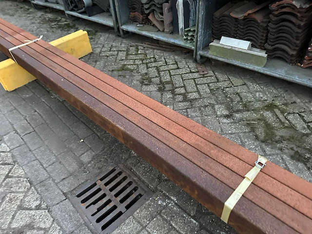 15x7 cm lengte 510 cm staal (4x) - afbeelding 2 van  3