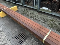 15x7 cm lengte 510 cm staal (4x) - afbeelding 2 van  3