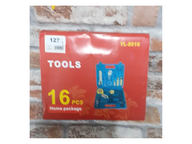 16-delige gereedschapkoffer - afbeelding 1 van  3