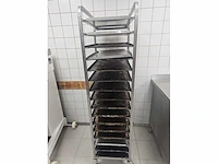 16-delige rvs afkoelwagen inclusief bakplaten - afbeelding 2 van  4