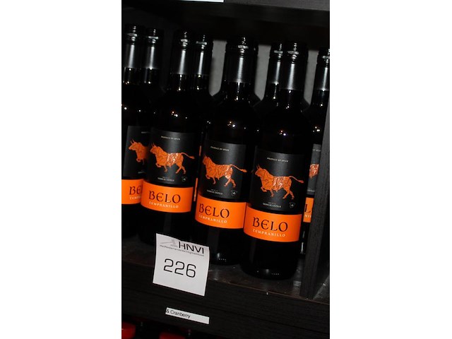 16 flessen rode wijn belo tempranilo 2024. - afbeelding 2 van  2