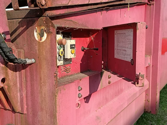 16 m3 haakarm afzet perscontainer, husmann, spb16 sel-e, 2009 - afbeelding 3 van  13