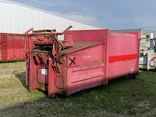 16 m3 haakarm afzet perscontainer, husmann, spb16 sel-e, 2009 - afbeelding 1 van  13