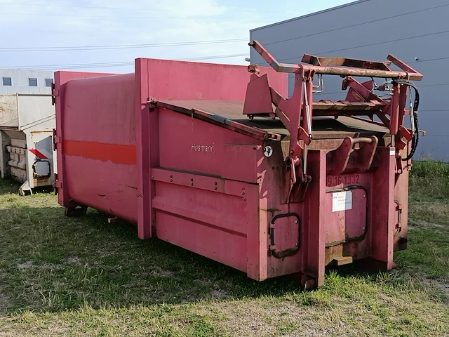 16 m3 haakarm afzet perscontainer, husmann, spb16 sel-e, 2009 - afbeelding 8 van  13