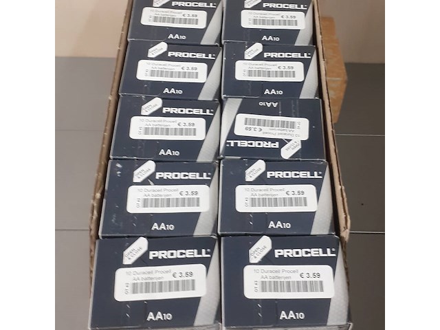 16 verpakkingen a 10 exemplaren aa batterij (d1642) - afbeelding 2 van  3