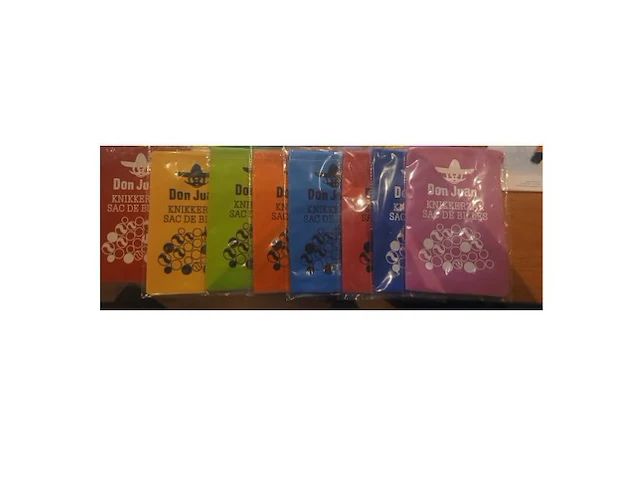 16 x knikkerzakken, worden assorti geleverd - afbeelding 3 van  3