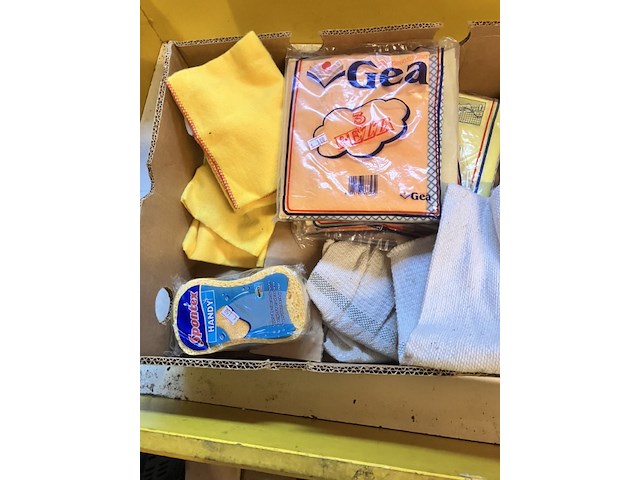 16 x poetsdoeken dweilen en werkdoekjes assorti - afbeelding 2 van  7