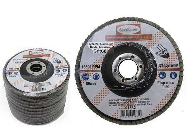 160x stahlkaiser - lamellen slijpschijven 125mm - afbeelding 1 van  1