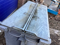 165x77x120cm - afval container gegalvaniseerd - afbeelding 4 van  5