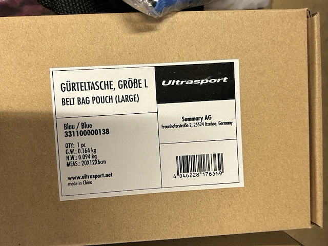 16x fitness artikelen w.o. heuptasje, gymnastiekmat ultrasport - afbeelding 4 van  6