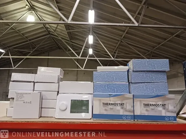 16x thermostaat en 12x ontvanger o.a. rf-optima, wit - afbeelding 1 van  10