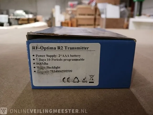 16x thermostaat en 12x ontvanger o.a. rf-optima, wit - afbeelding 4 van  10