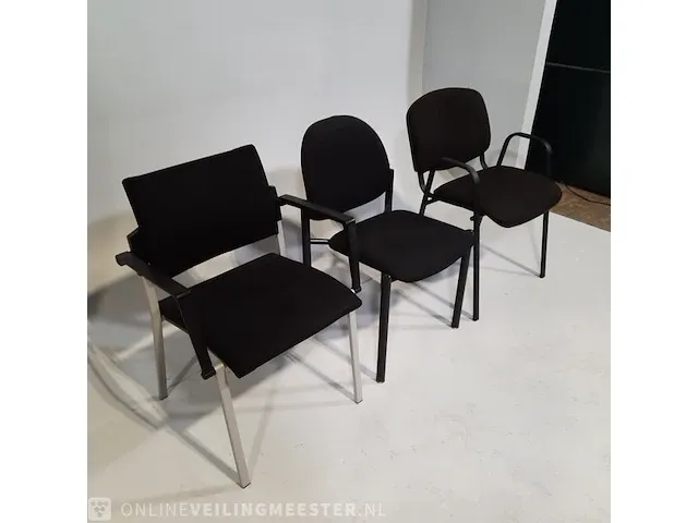 16x vergaderstoel gestoffeerd oa. vds/ drenthea - afbeelding 3 van  10