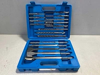 17 delige boren en beitel set (2x) - afbeelding 2 van  5