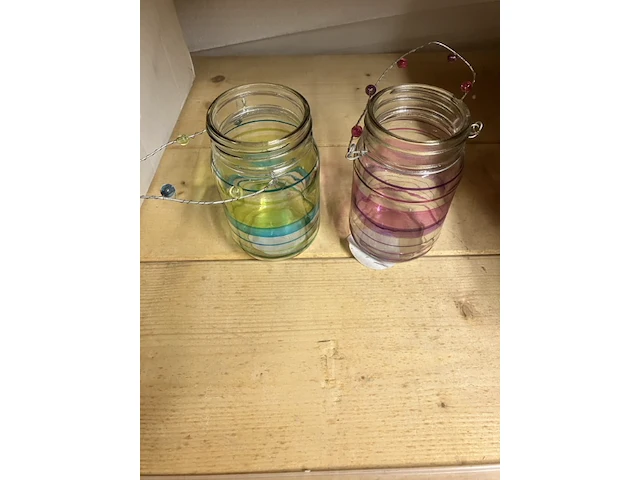 17 x waxinelichthouder of windlicht - afbeelding 4 van  5