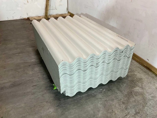 17,38 m² svk - neptunus wolkengrijs - golfplaat 1580x1100x6,5 mm - afbeelding 2 van  7