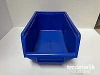 175 alkon stapelbare magazijnbakken vv grijpopening 16x25x12 - afbeelding 2 van  4