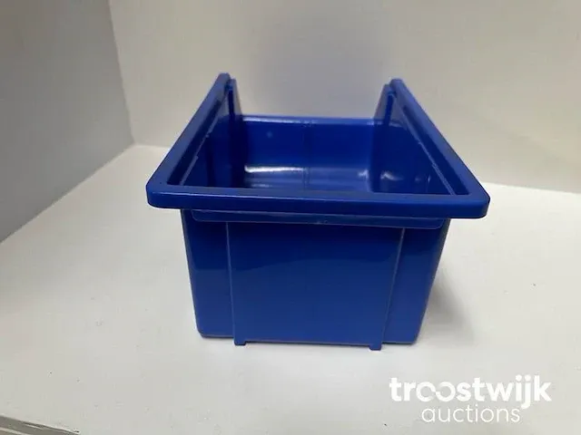 175 alkon stapelbare magazijnbakken vv grijpopening 16x25x12 - afbeelding 4 van  4