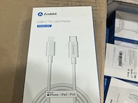 175 usb- c to lightning laadkabels andobil - afbeelding 2 van  4