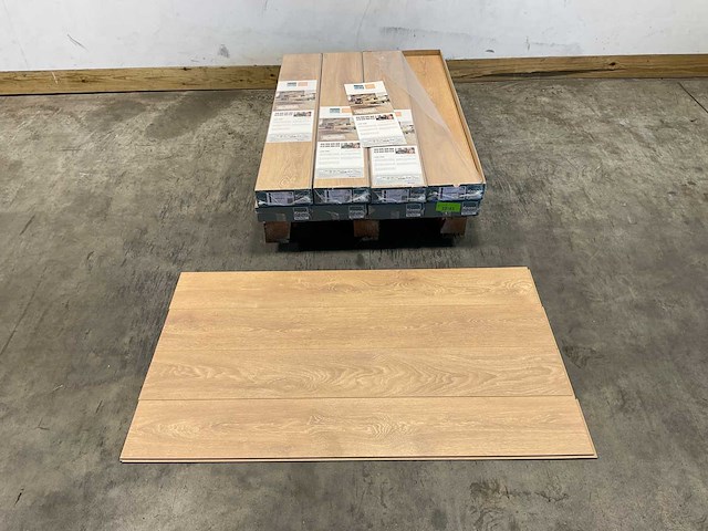 17,7m² krono kliklaminaat light brushed oak - afbeelding 1 van  9