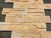 17,7m² stonedesign phoenix no.10 steenstrip geel/brons - afbeelding 3 van  7